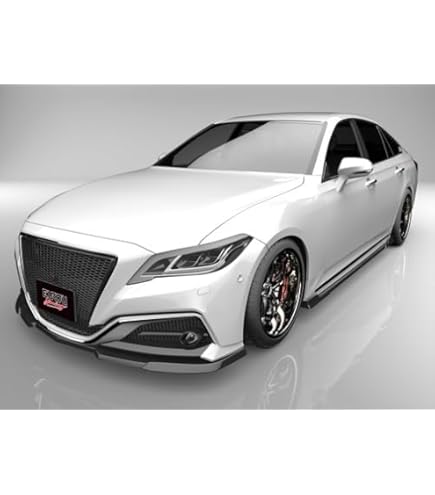 Amazon | TRD フロントスポイラー ブラック＆シルバー RS用 220系